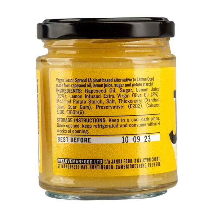 Vegan Lemon Curd: Artisan Lemon Spread - Manfood Cambs